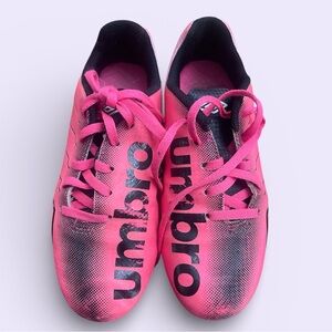 Umbro Black and Pink Girls' Sneakers